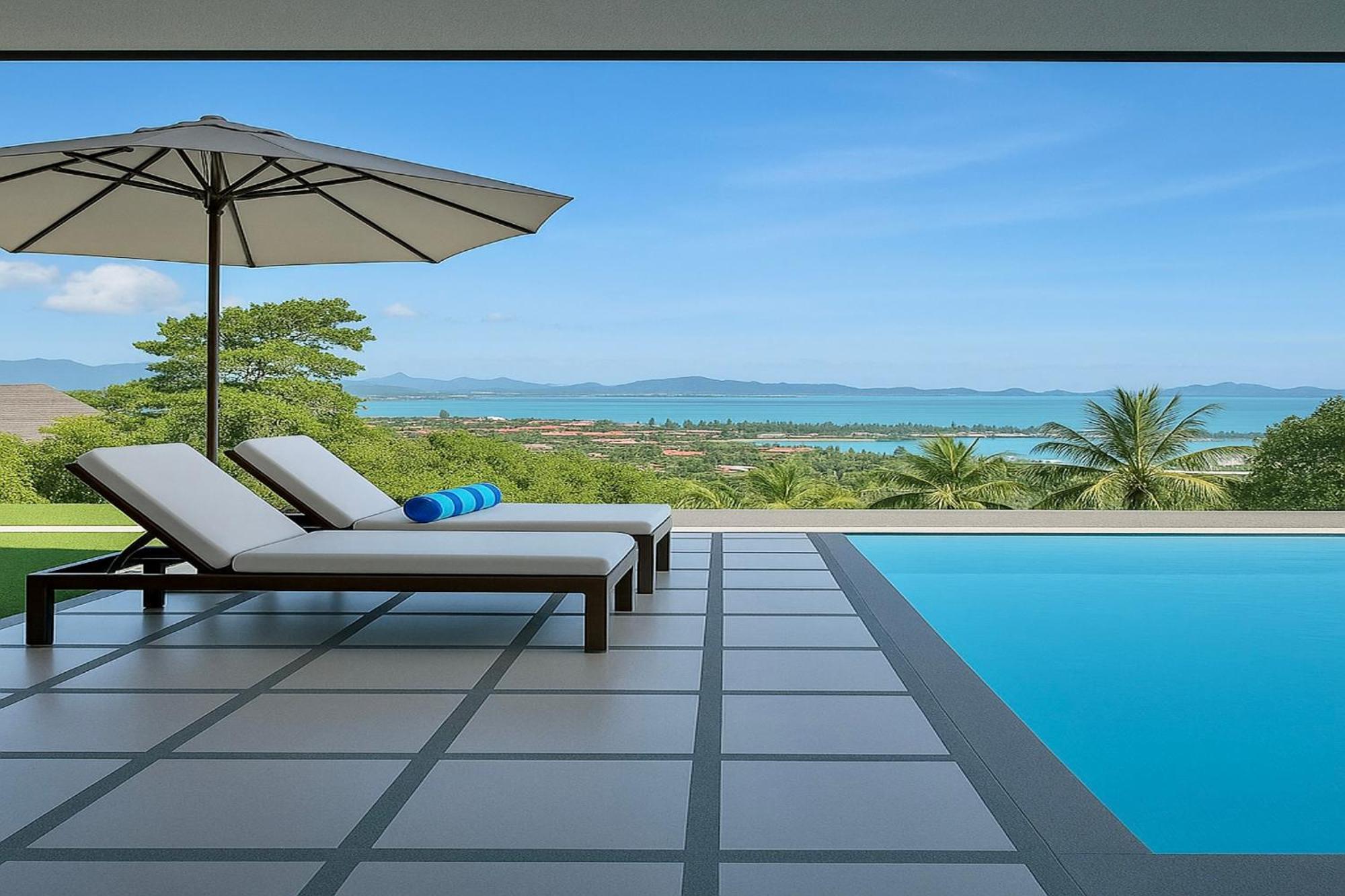 Aroha Seaview Villa - Private Pool - Pantai Cenang  Luaran gambar